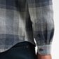 CAMICIA A QUADRI UOMO IN COTONE PETROL INDUSTRIES REGULAR FIT CON TASCHINI – ROYAL NAVY