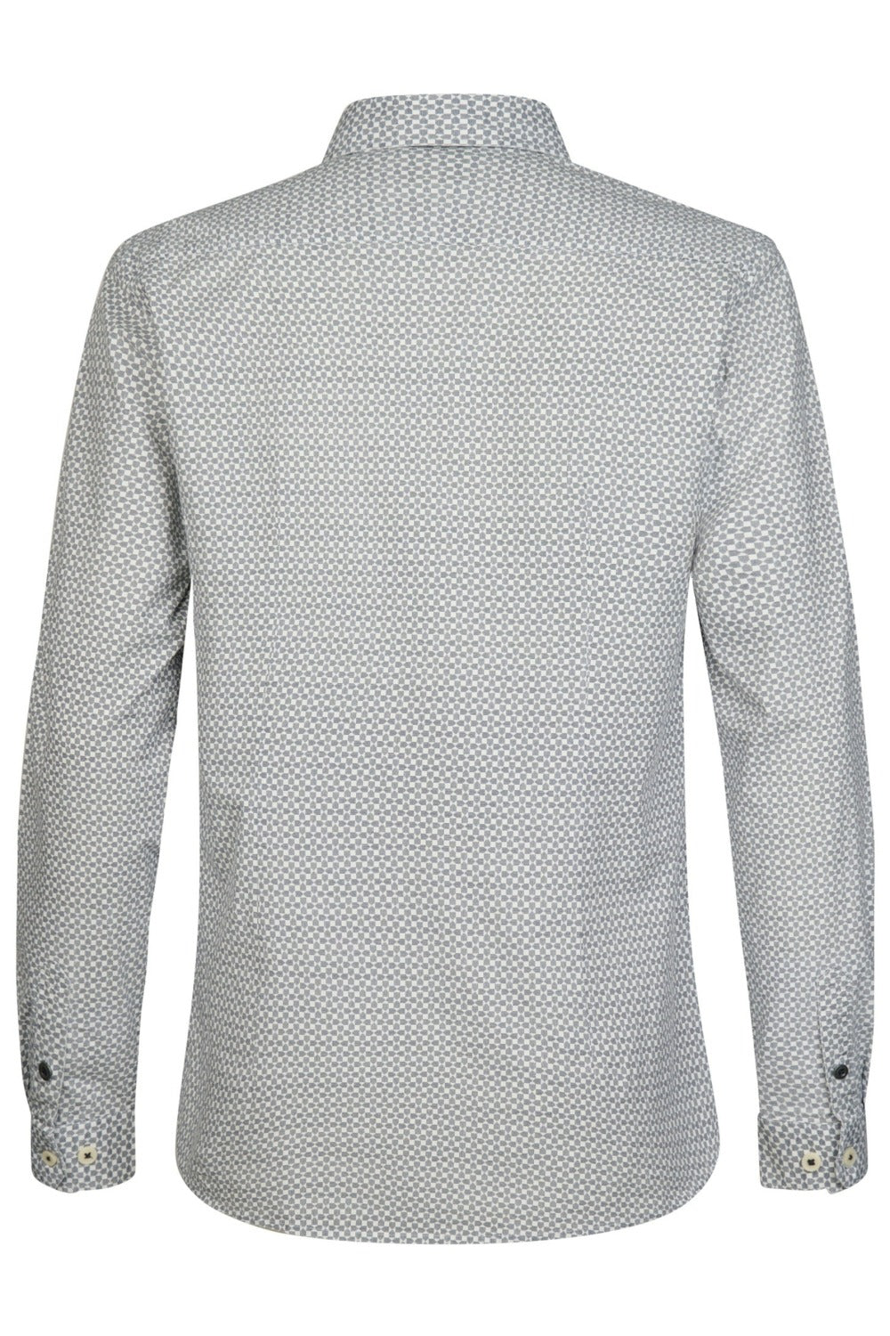 CAMICIA UOMO SLIM FIT COTONE ELASTICIZZATO PETROL INDUSTRIES – GRIGIO