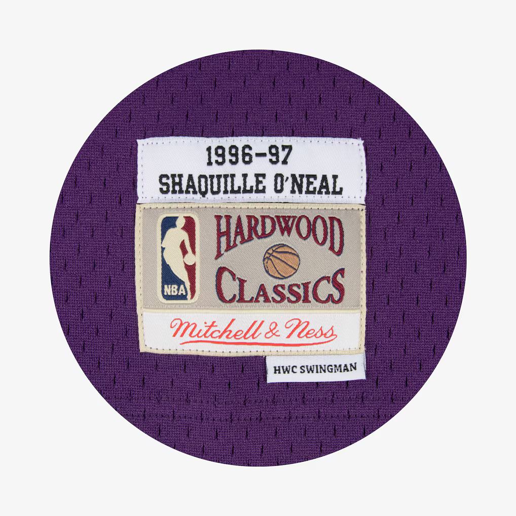 CANOTTA NBA LOS ANGELES LAKERS 1996-97 SHAQUILLE O'NEAL