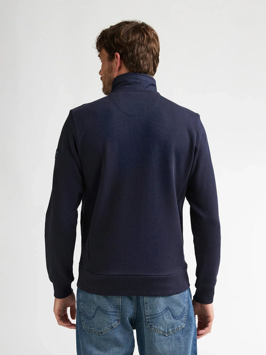 GIACCA IBRIDA UOMO IN COTONE PETROL INDUSTRIES TRAPUNTATO – BLU