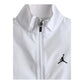 GIACCA RAGAZZA JORDAN WINDBREAKER CROP ZIP – BIANCO