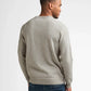MAGLIA UOMO GIROCOLLO IN FILATO MELANGE PETROL INDUSTRIES REGULAR FIT – GRIGIO GHIACCIO / ICE GREY