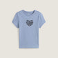 T-SHIRT BARDED HEART