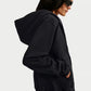 FELPA DONNA NIKE STUDIO FLEECE FULL-ZIP – NERO
