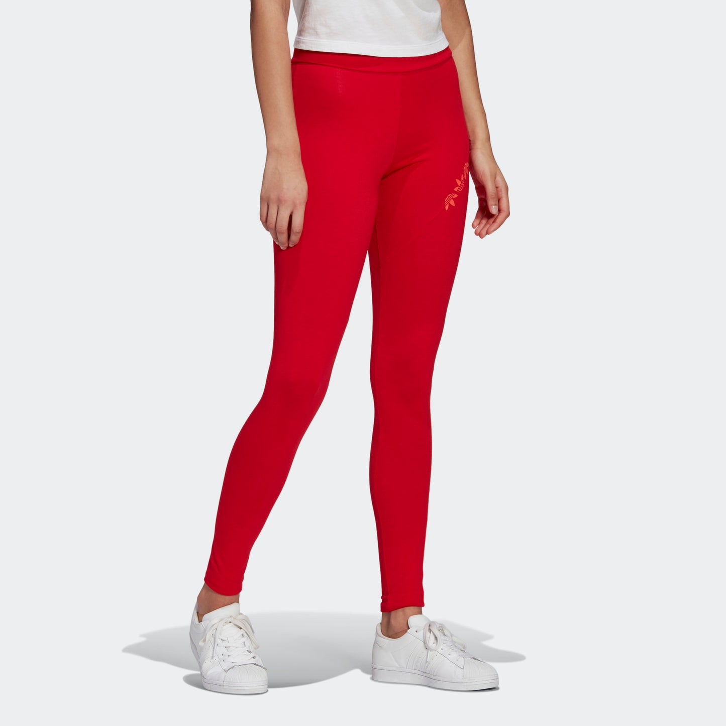 TIGHT ADICOLOR SLICED TREFOIL HIGH-WAISTED LEGGINGS