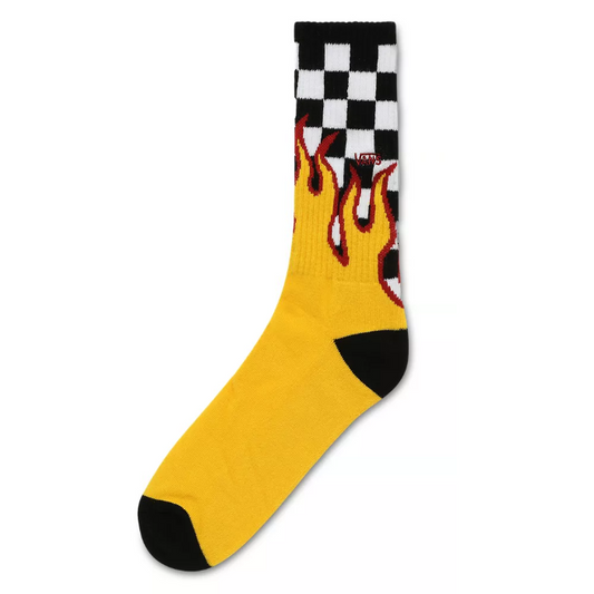 CALZE FLAME CHECK CREW (1 PAIR)