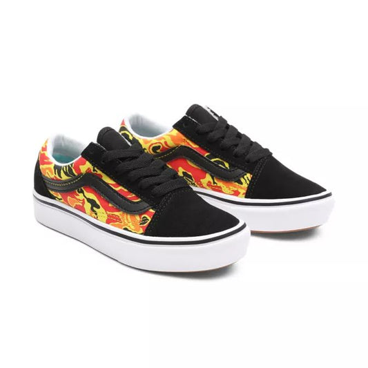 SCARPE KIDS FLAME CAMO COMFYCUSH OLD SKOOL