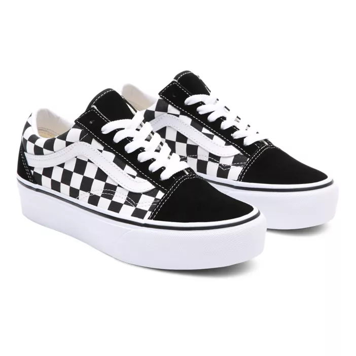 SCARPE CHECKERBOARD OLD SKOOL PLATFORM