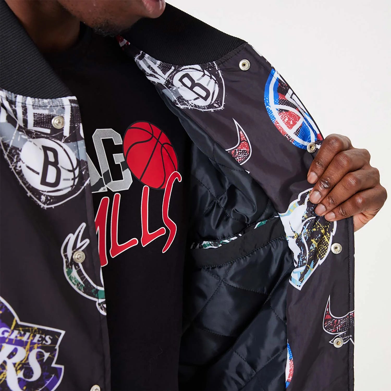 BOMBER NBA ALL OVER PRINT LOGO – - Main Image